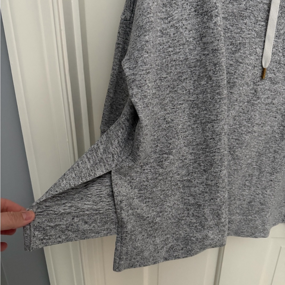 Donna Karan Heather Gray Hoodie - Picture 5 of 7